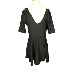 Mink Pink Black Cocktail cutout dress Size Small